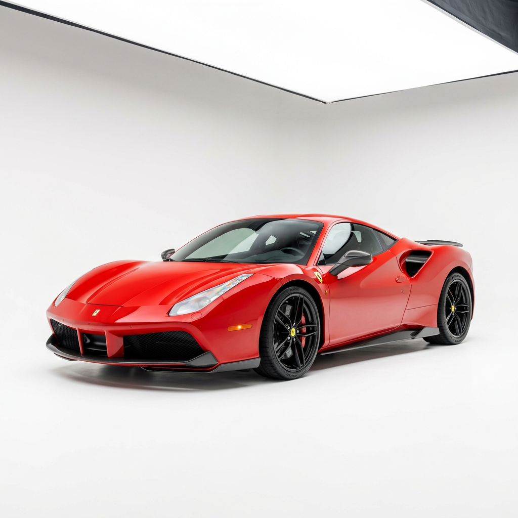 Original red car